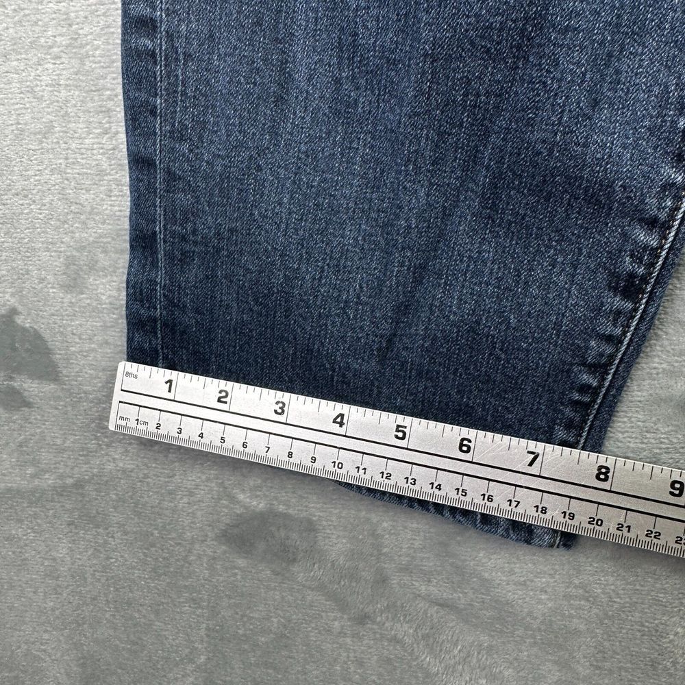 lucky brand 221 straight jeans mens 36x30 (36x31) blue denim* - Picture 8 of 15